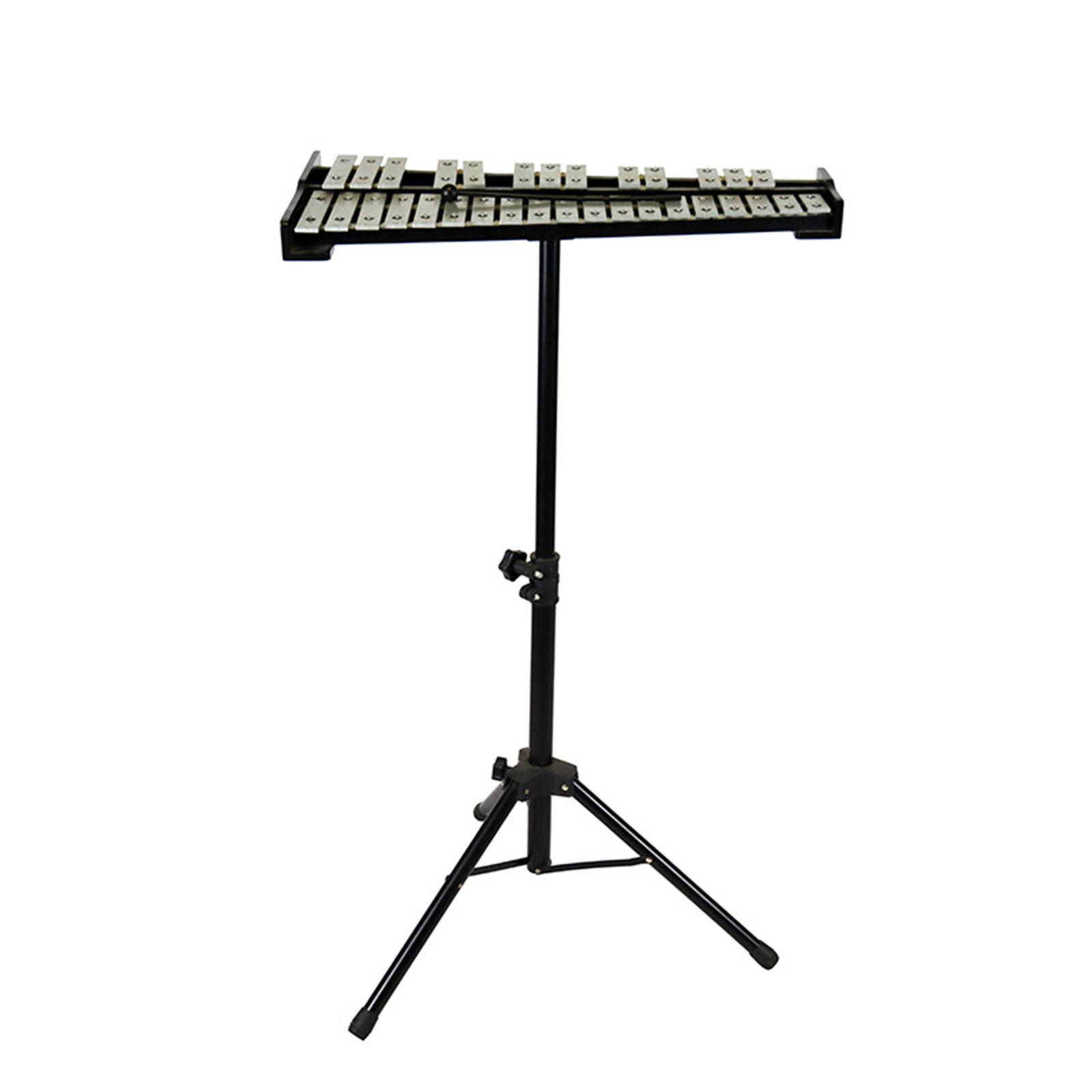 Musical Instrument Glockenspiel - Taşınabilir Perküsyon Ksilofon 32 Nota Metal