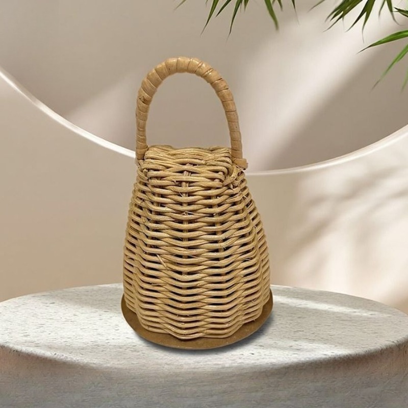 Musical Instrument Groups - Afrika Rattan Örgüsü Marakas, El Yapımı
