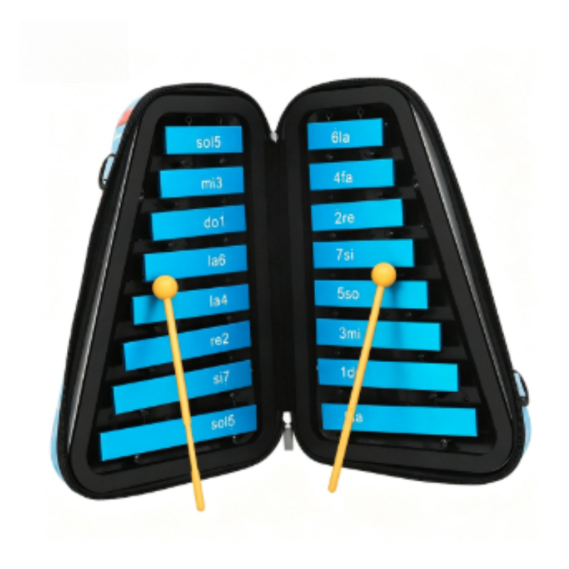 Musical Instrument Glockenspiel - 16 tonlu, ses terapisi amaçlı kullanılan,