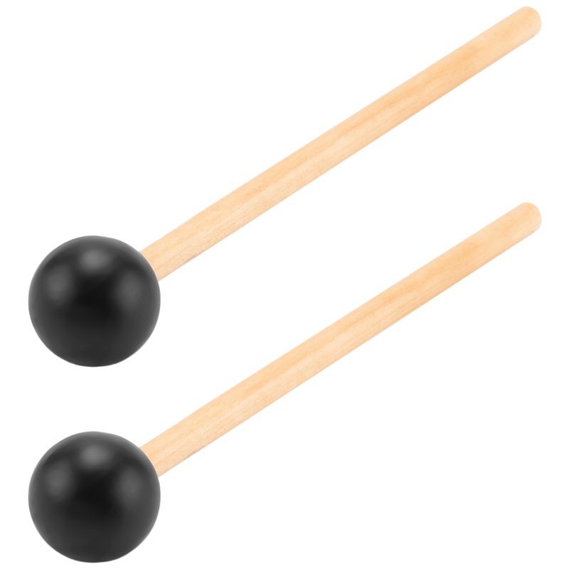Musical Instrument Glockenspiel - 2 adet yumuşak kauçuk kafa çubukları