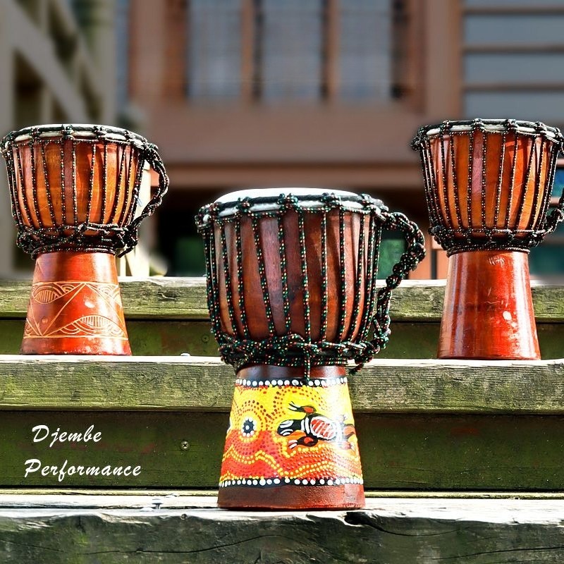 Djembe Hand Drum - Çocuklar için Başlangıç Seviyesi Küçük Afrika