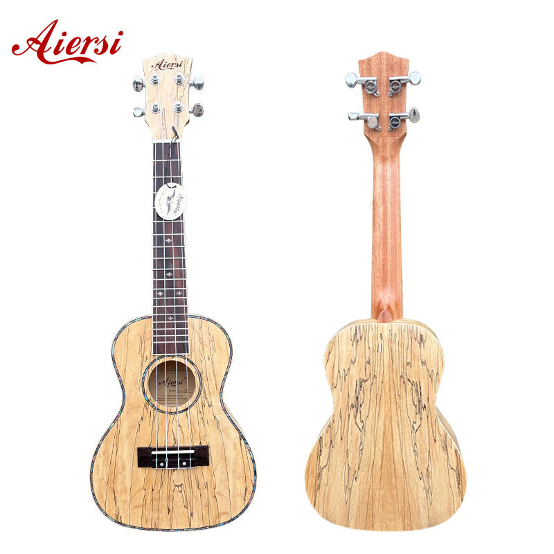 Musical Instrument Hawaii - Akçaağaç Ahşap Ukulele Konser 23 İnç