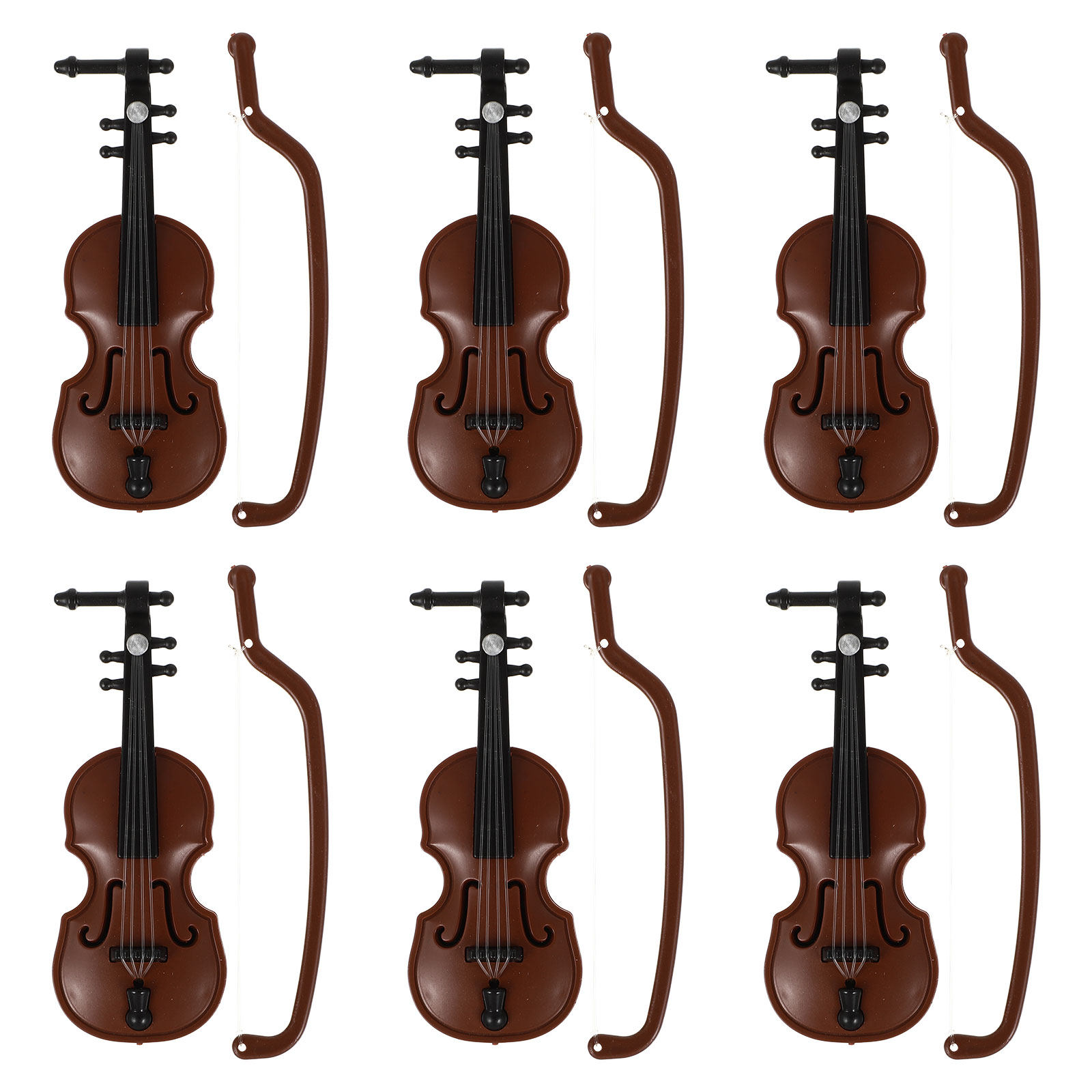 Mini Keman Süsleri, 6 Parçalı, - Musical Instrument Photo incelemesi ve fiyatı