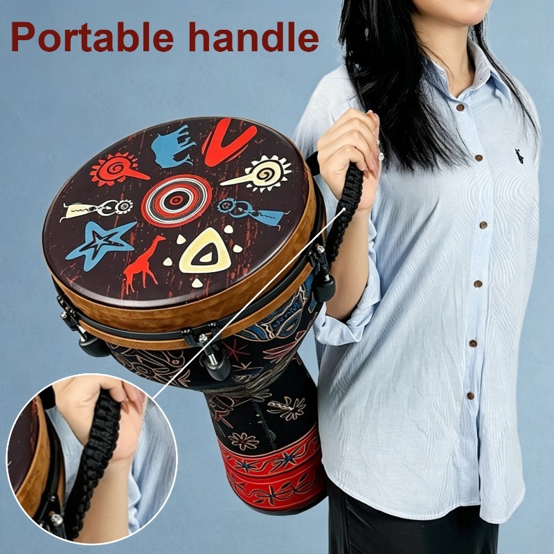 Renkli 12 İnçlik El Davulu, Me - Djembe Hand Drum incelemesi ve fiyatı