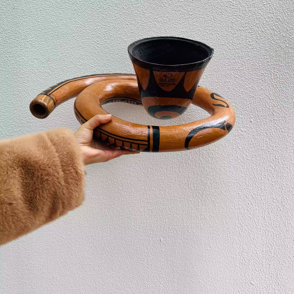 Kavrulmuş Ahşap El Yapımı Didg - Musical Instrument Didgeridoo incelemesi ve fiyatı