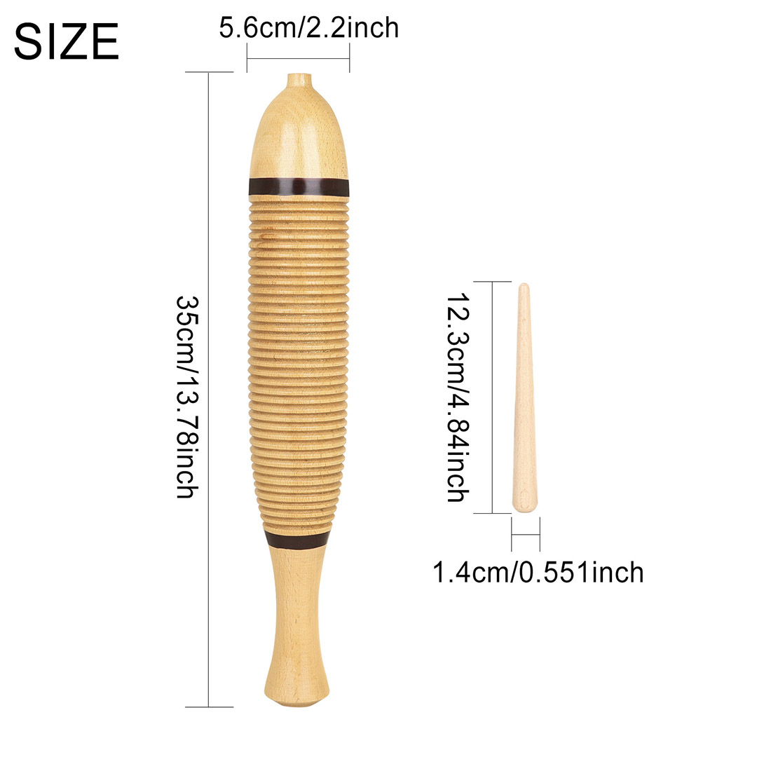 35 cm Ahşap Balık Şeklinde El  - Musical Instrument Groups incelemesi ve fiyatı